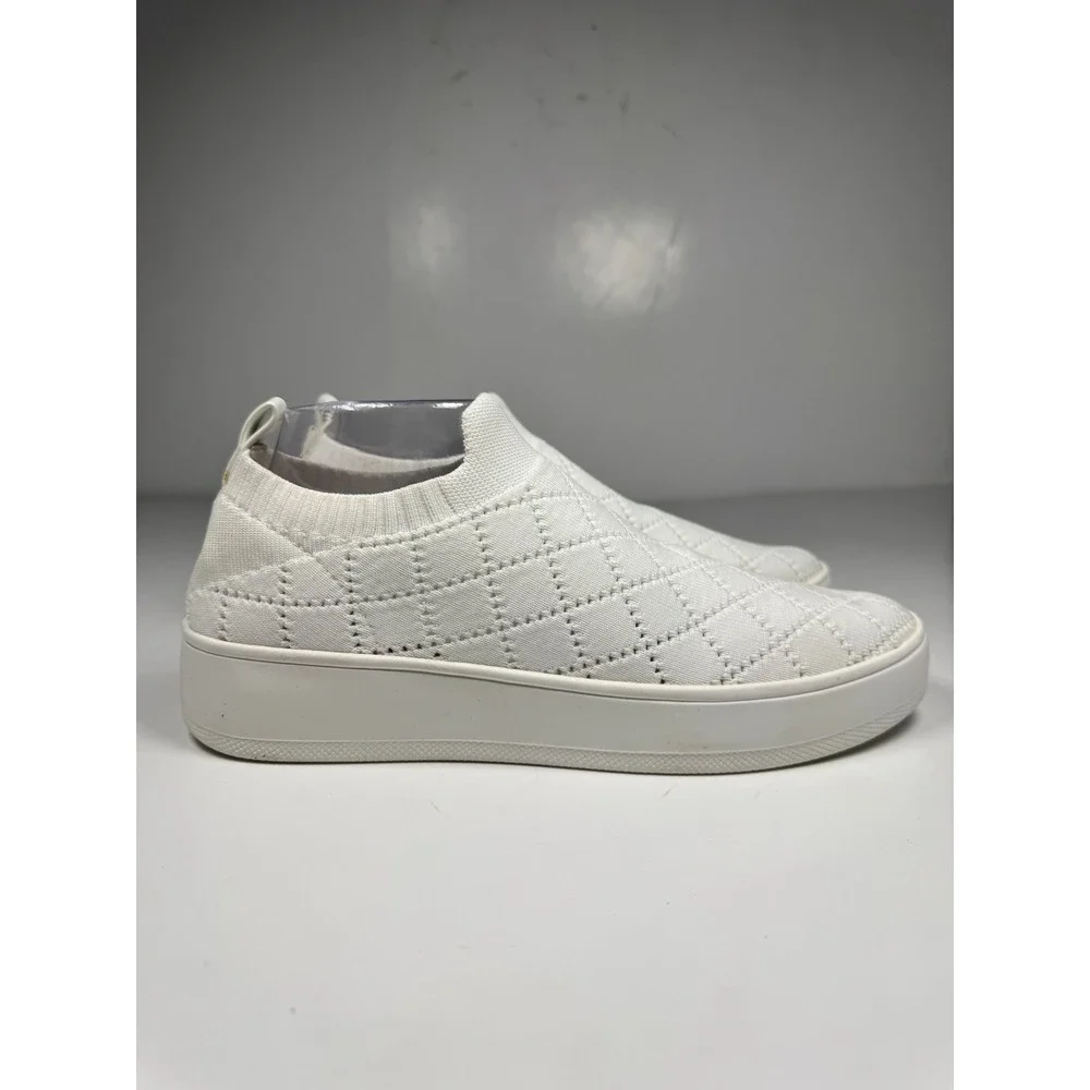Steve Madden Branson BRAN08S1 Sneakers Womens 10 M White Low Top Slip On Shoes